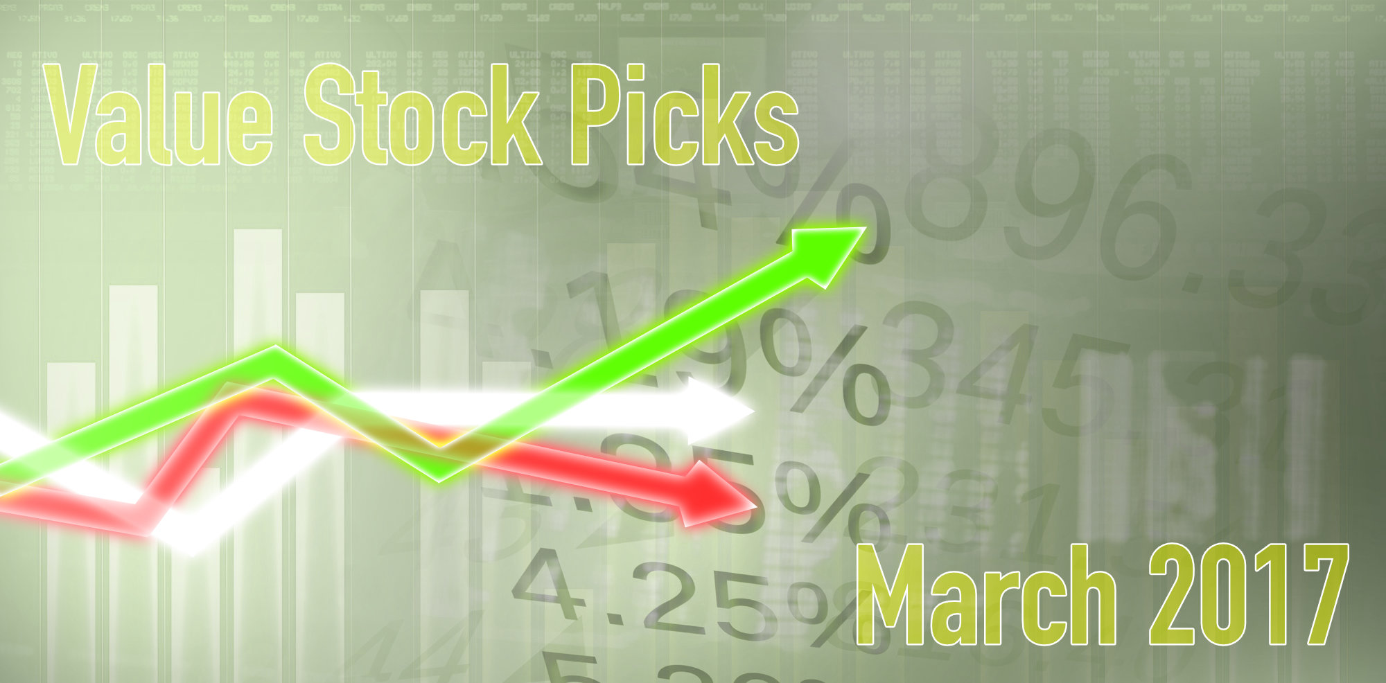 Value Stock Picks – March 2017
